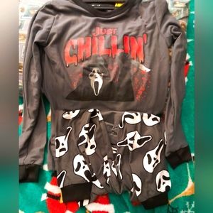 Ghostface/spirit child's pajamas